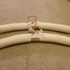 Elegant vintage padded hangers!